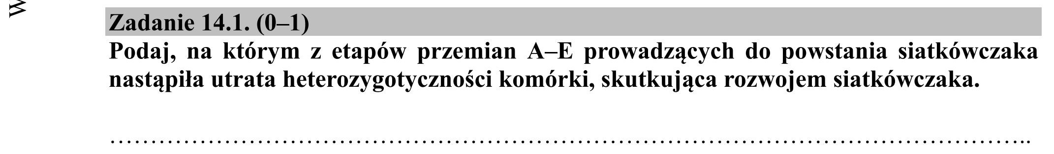 Matura dodatkowa, czerwiec 2018, zadanie 14.1
