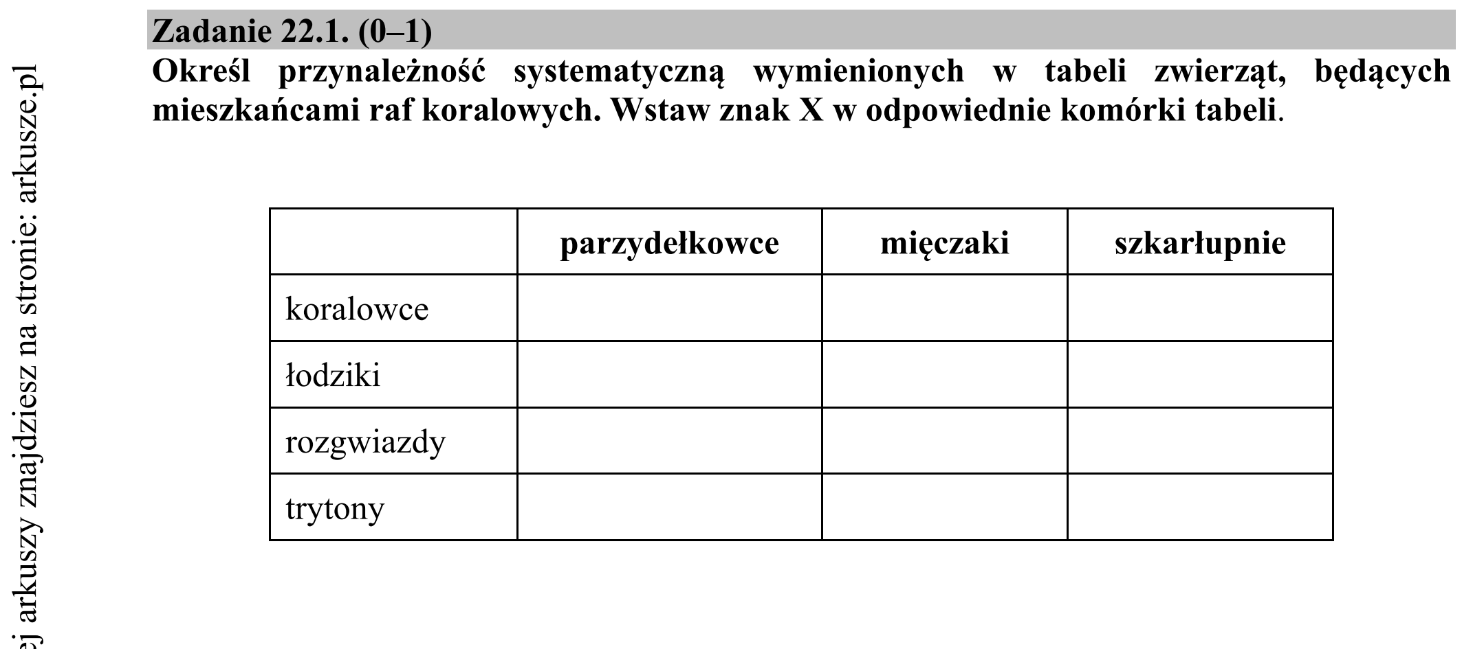 Matura dodatkowa, czerwiec 2018, zadanie 22.1