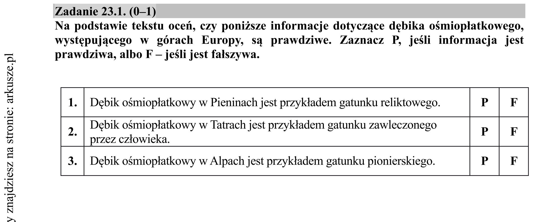 Matura dodatkowa, czerwiec 2018, zadanie 23.1