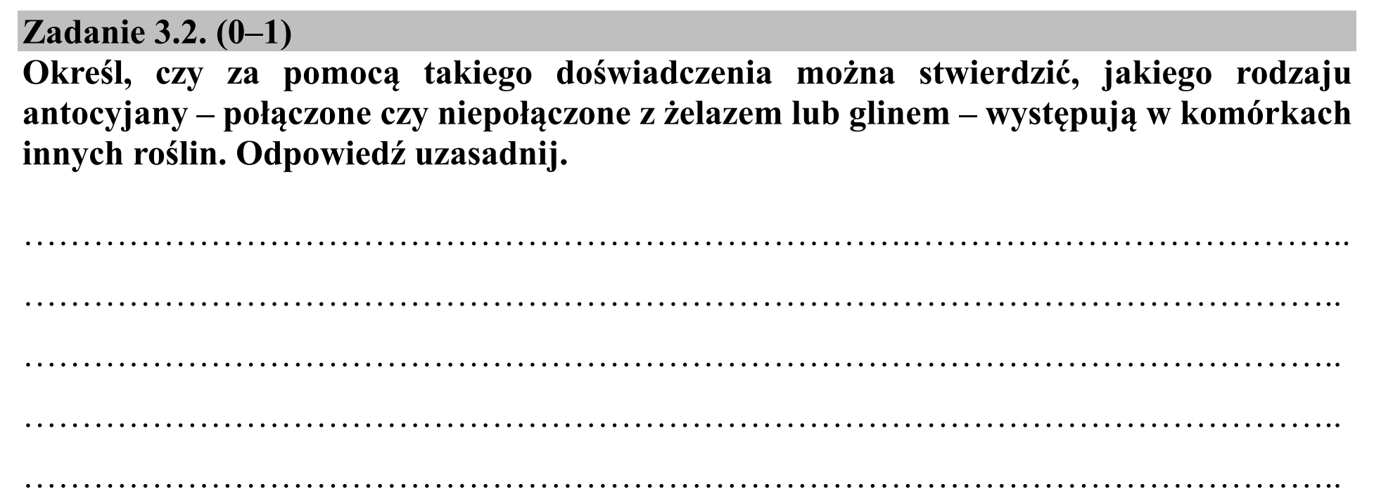 Matura dodatkowa, czerwiec 2018, zadanie 3.2