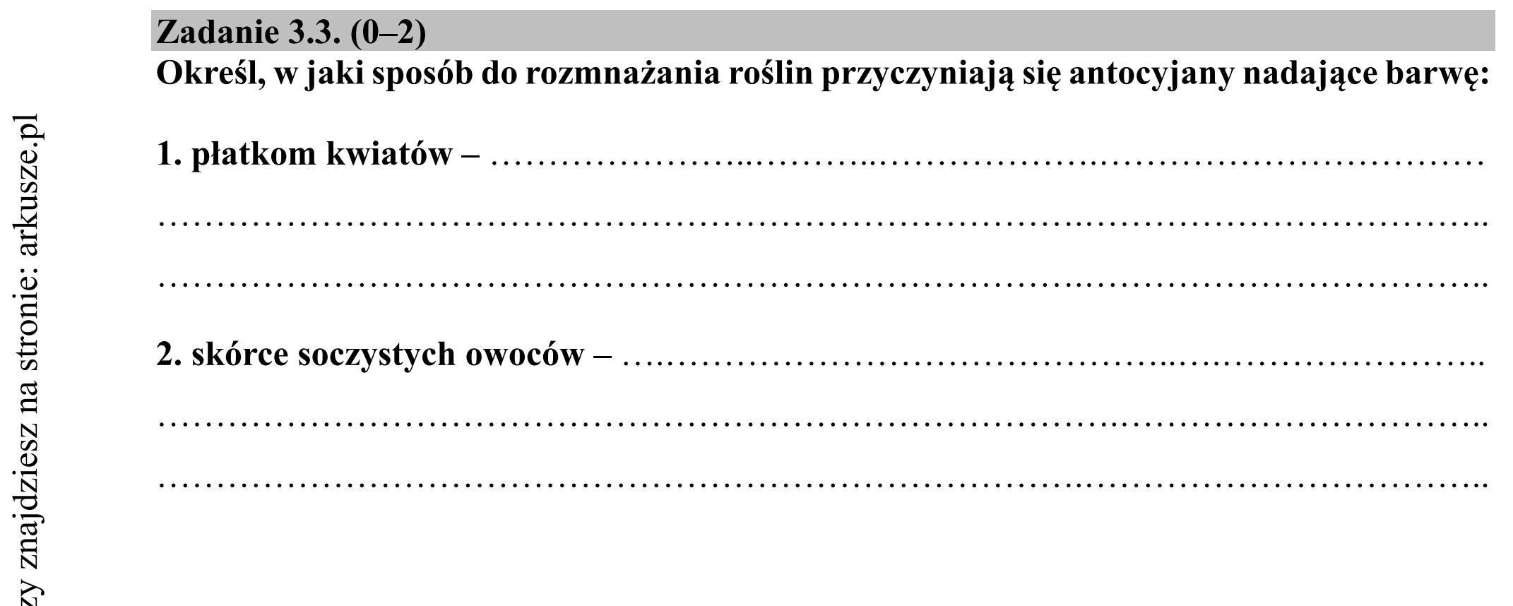 Matura dodatkowa, czerwiec 2018, zadanie 3.3