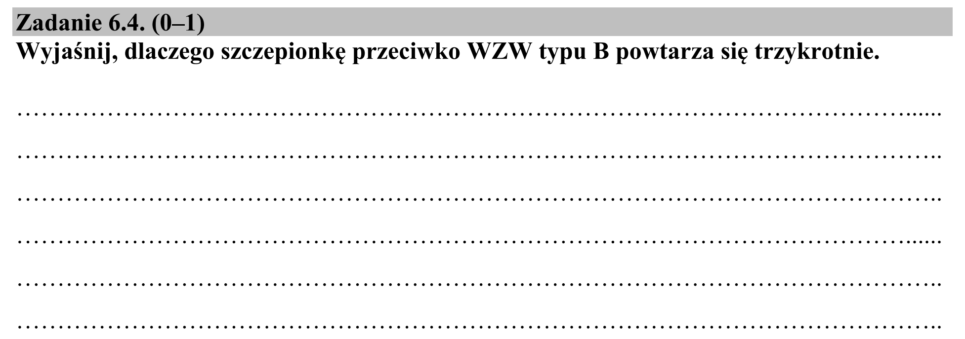 Matura dodatkowa, czerwiec 2018, zadanie 6.4