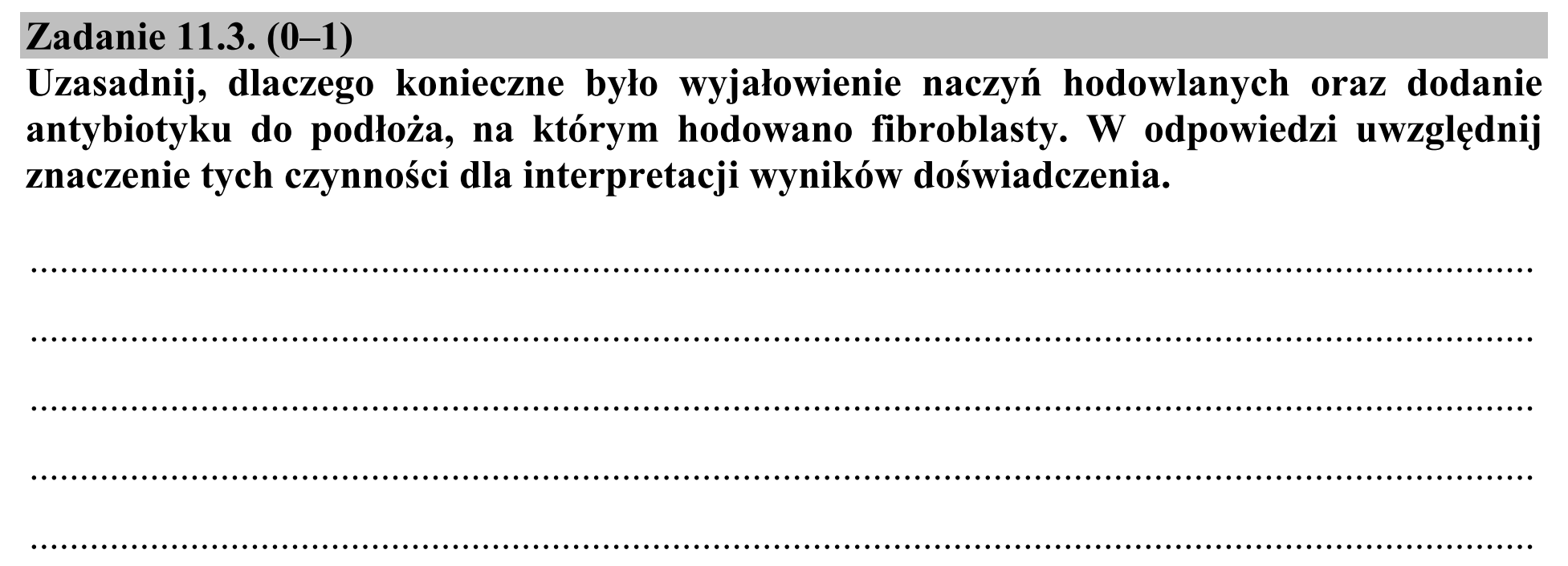 Matura dodatkowa, czerwiec 2019, zadanie 11.3