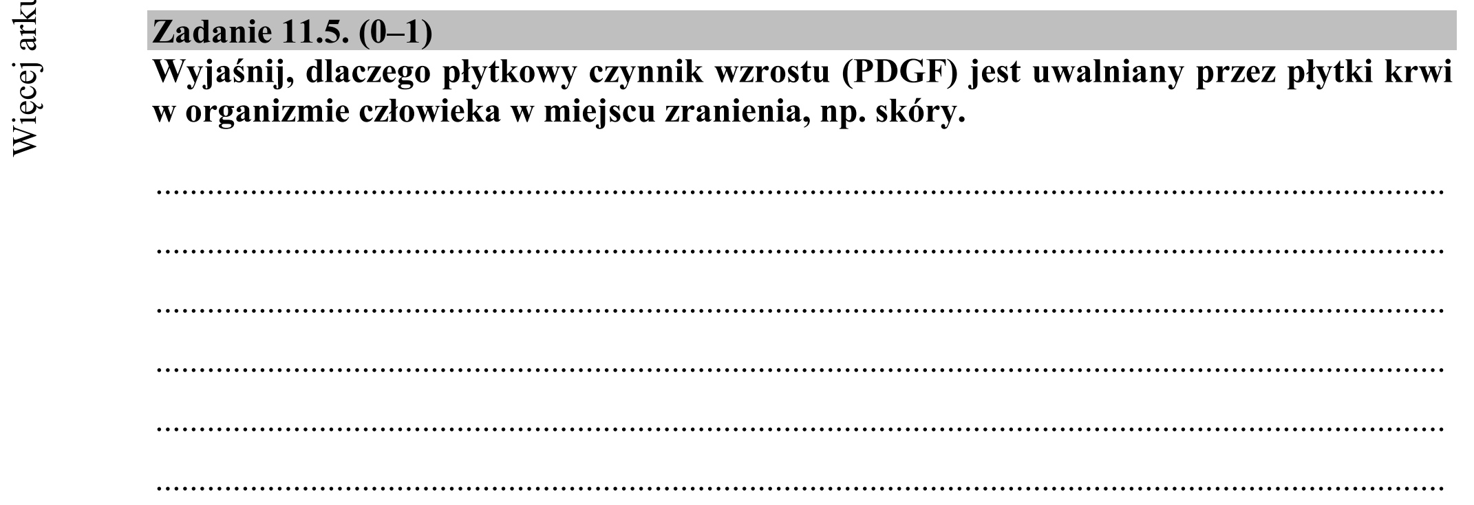 Matura dodatkowa, czerwiec 2019, zadanie 11.5