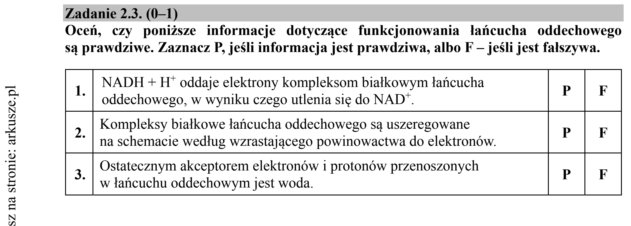 Matura dodatkowa, czerwiec 2019, zadanie 2.3