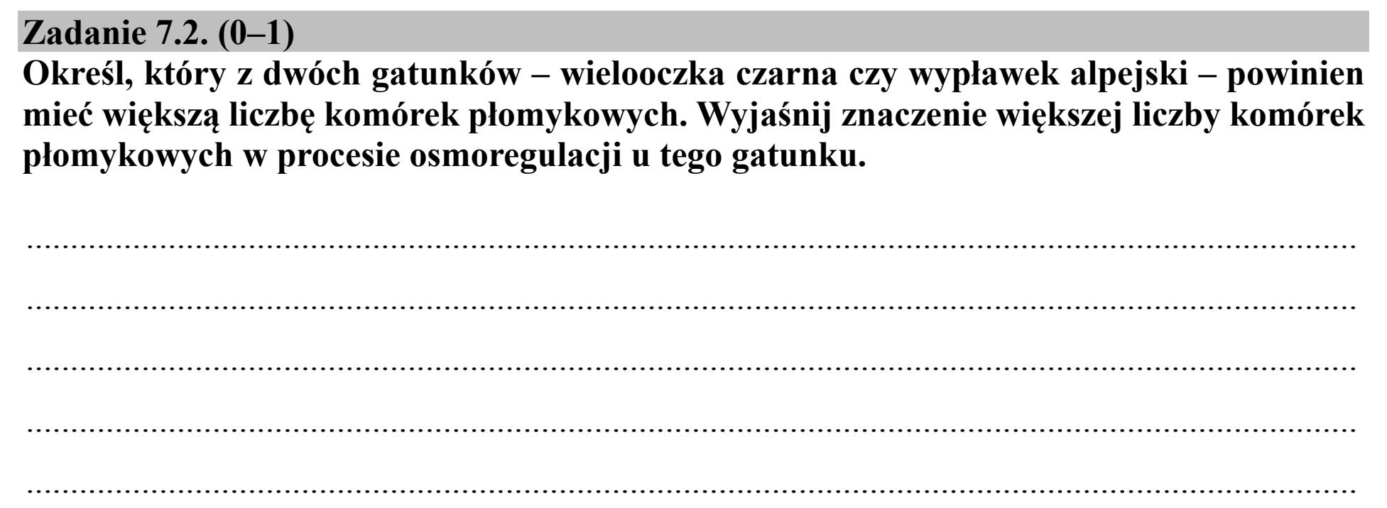 Matura dodatkowa, czerwiec 2019, zadanie 7.2