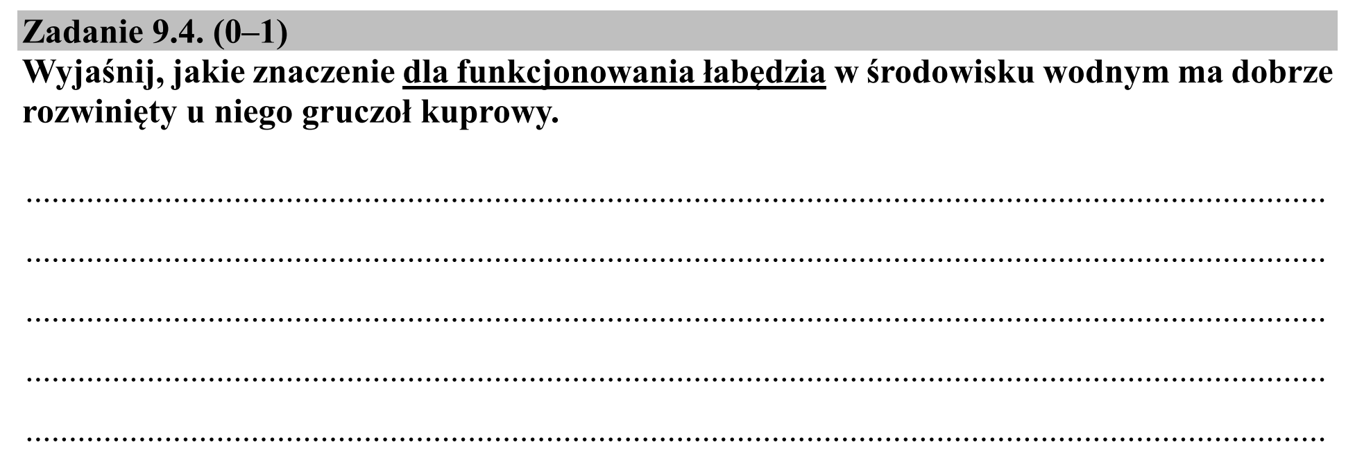 Matura dodatkowa, czerwiec 2019, zadanie 9.4