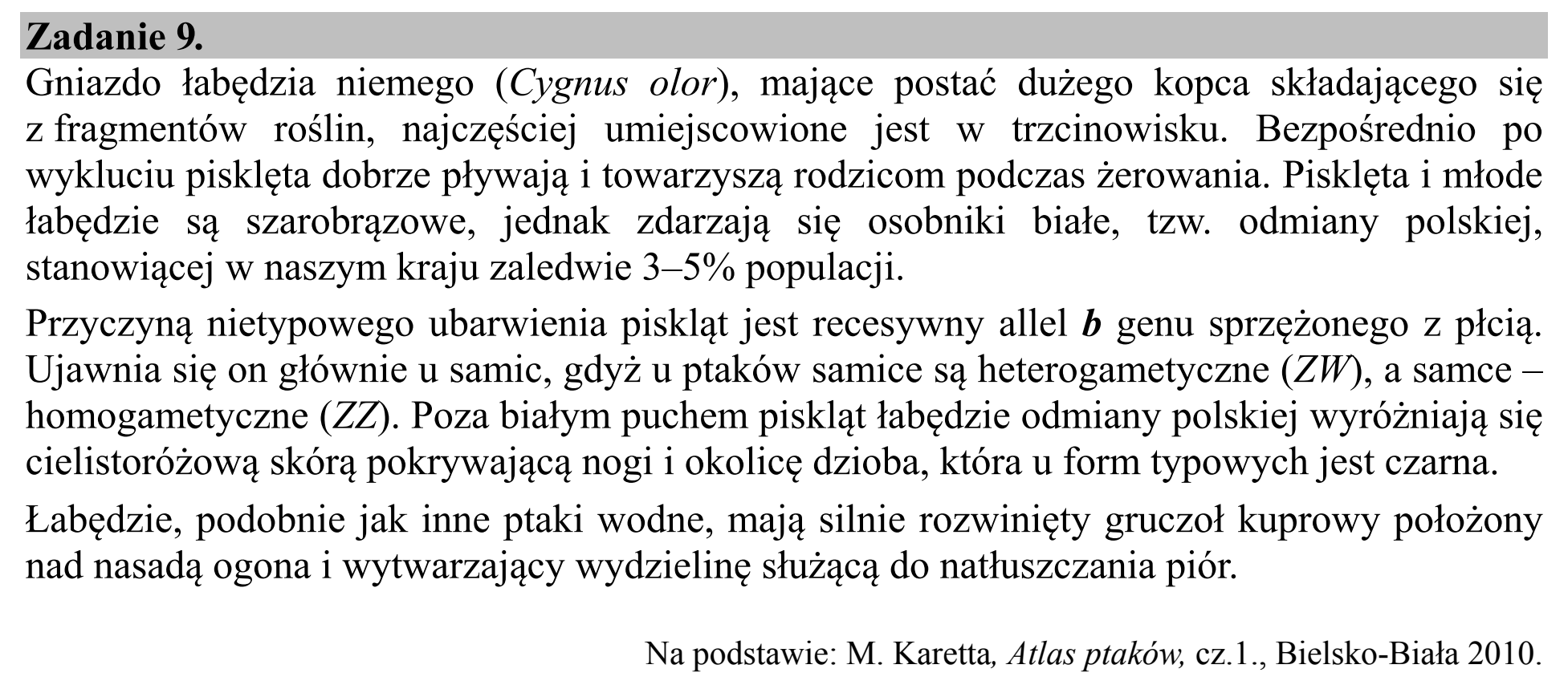 Matura dodatkowa, czerwiec 2019, wstęp zadania 9