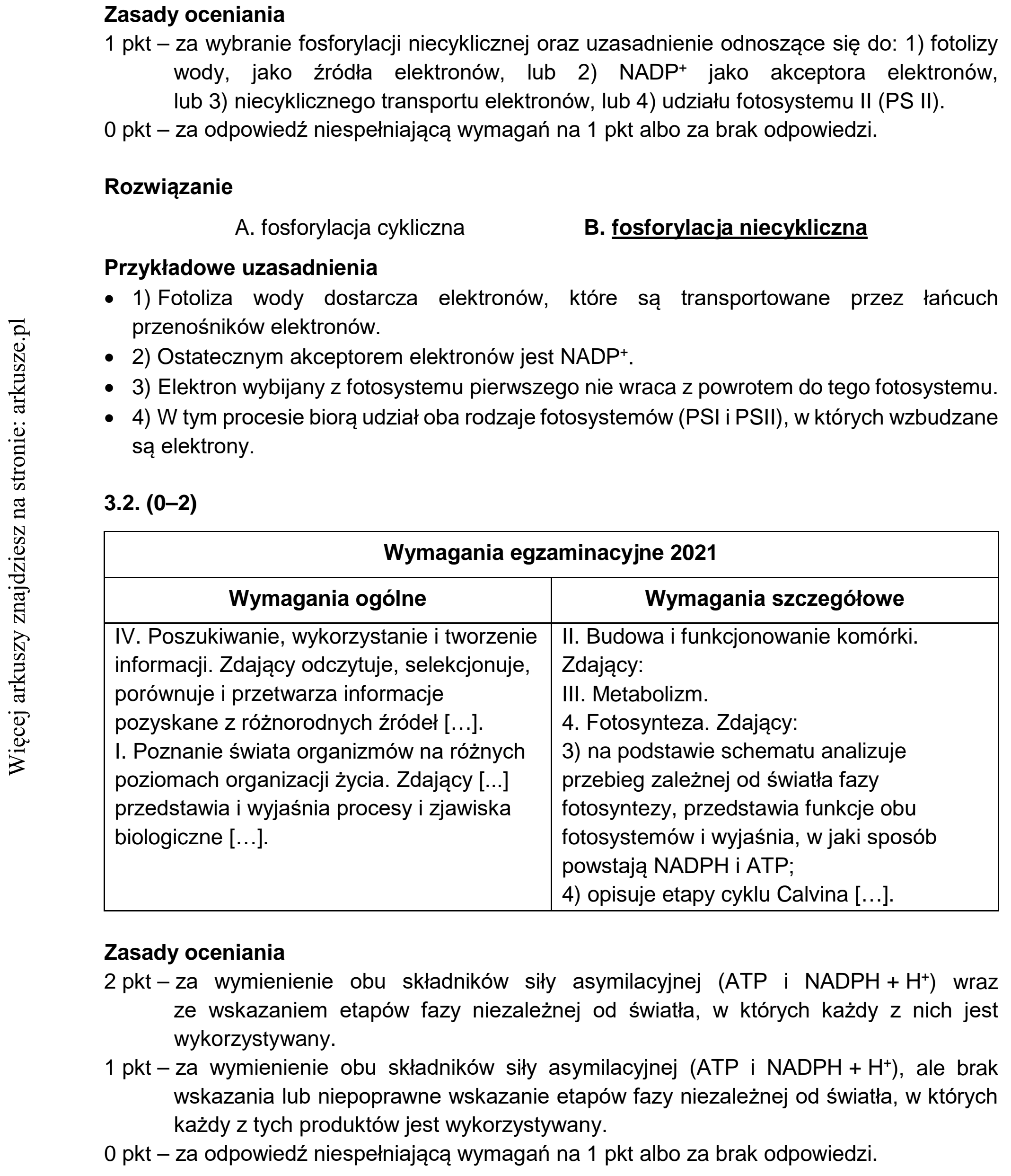 Matura dodatkowa, czerwiec 2021, odpowiedź do zadania 3.1, fragment 1