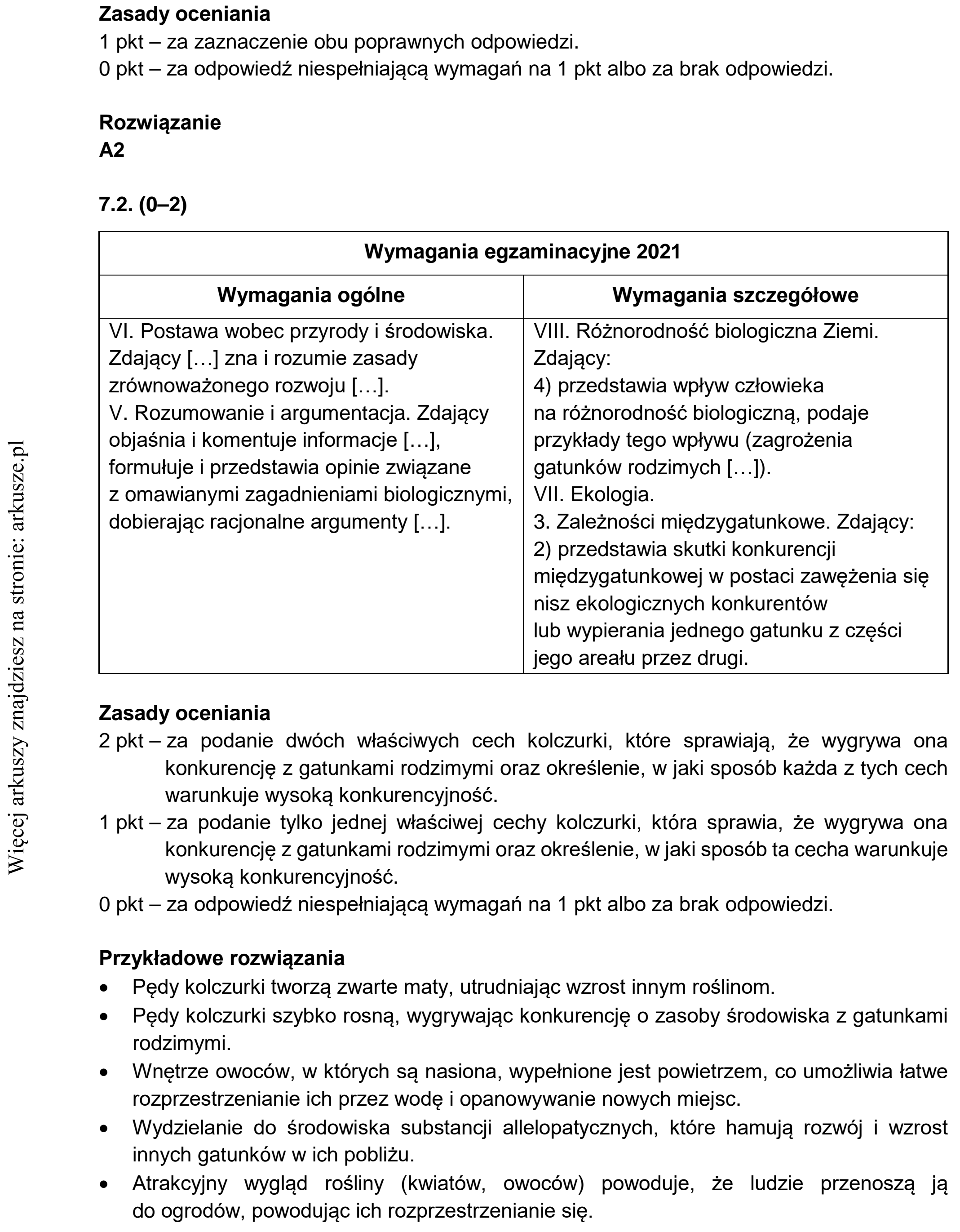 Matura dodatkowa, czerwiec 2021, odpowiedź do zadania 7.1