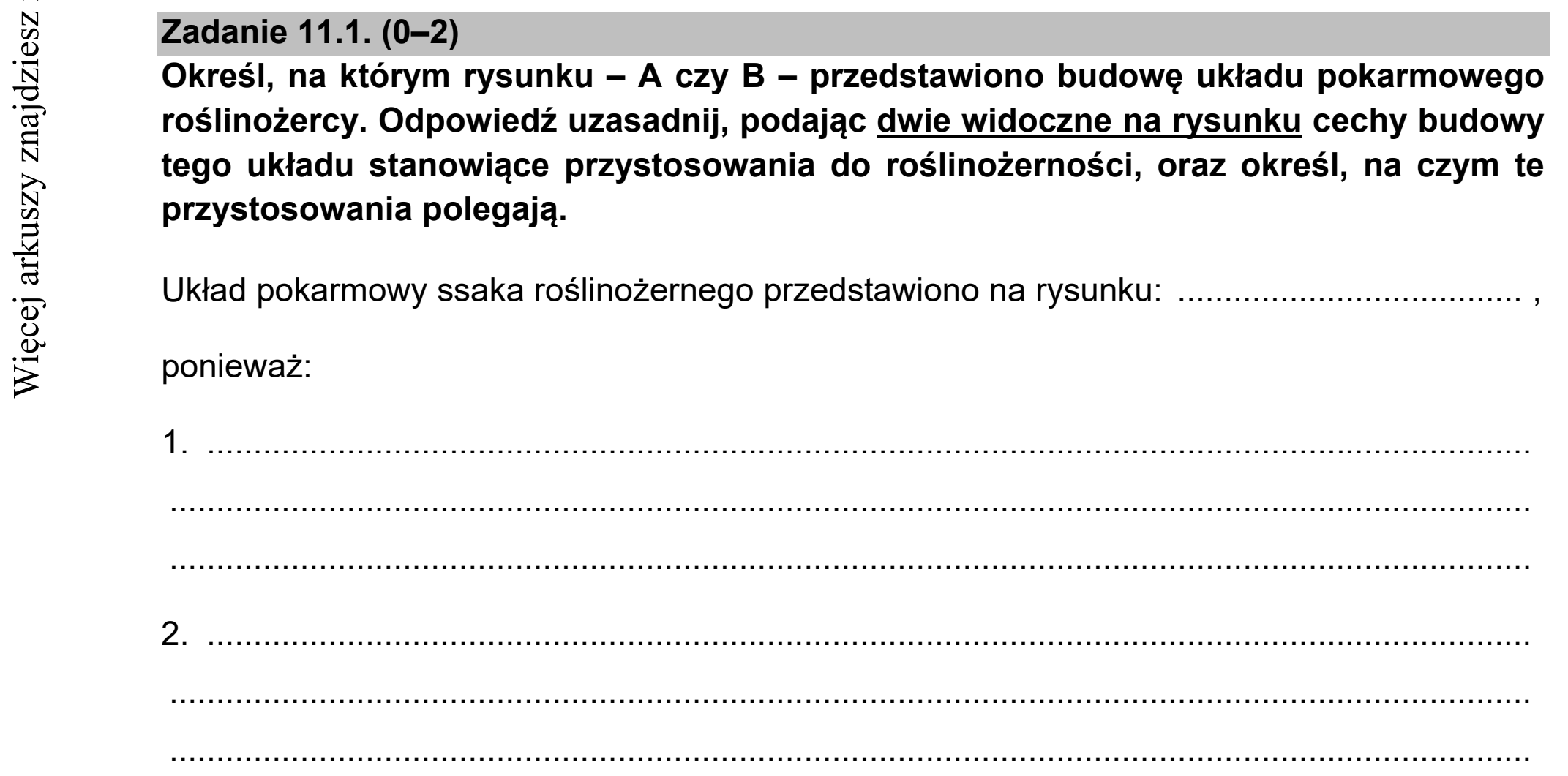 Matura dodatkowa, czerwiec 2021, zadanie 11.1