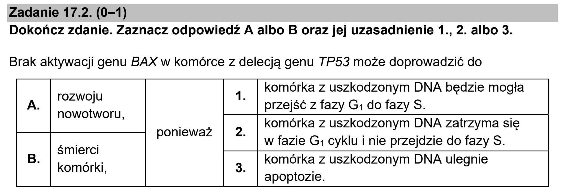 Matura dodatkowa, czerwiec 2021, zadanie 17.2