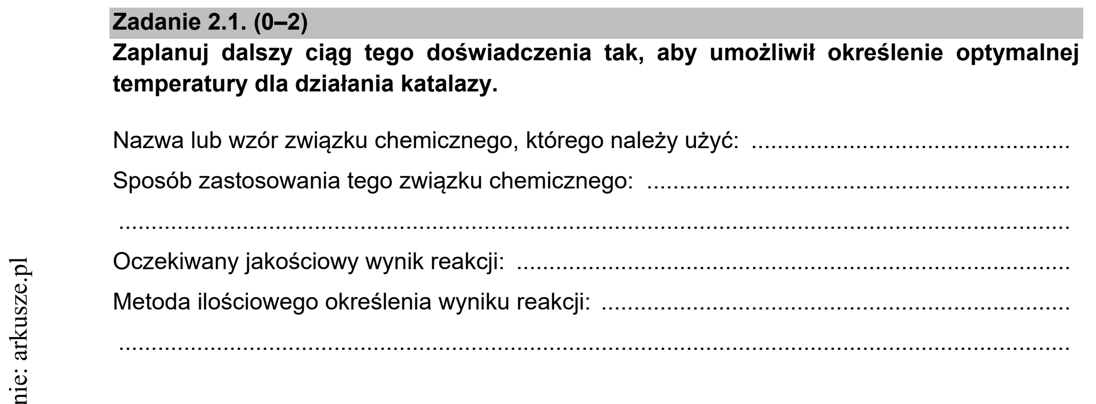 Matura dodatkowa, czerwiec 2021, zadanie 2.1
