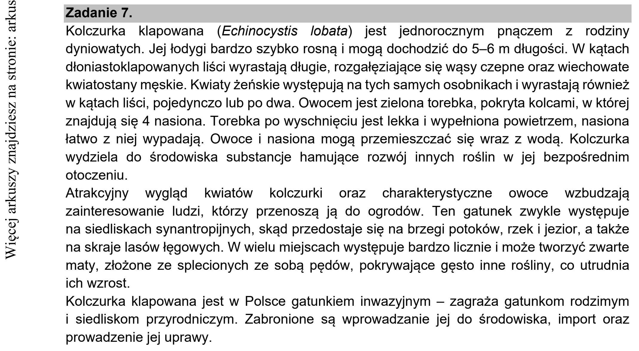 Matura dodatkowa, czerwiec 2021, wstęp zadania 7, fragment 1