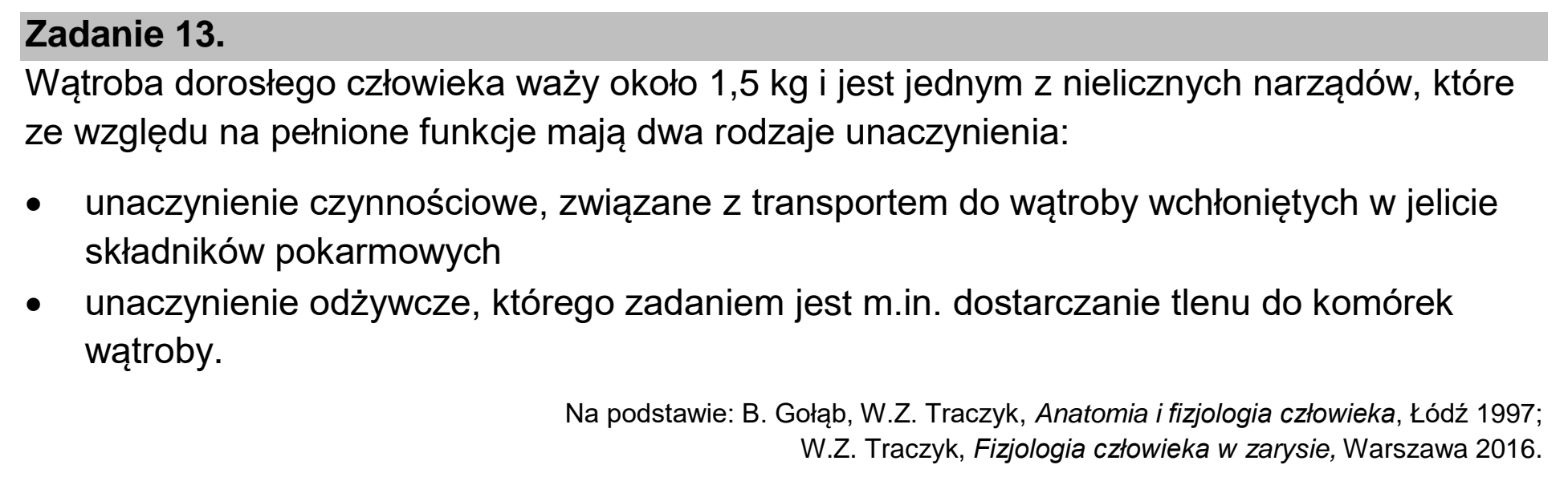 Matura dodatkowa, czerwiec 2022, wstęp zadania 13