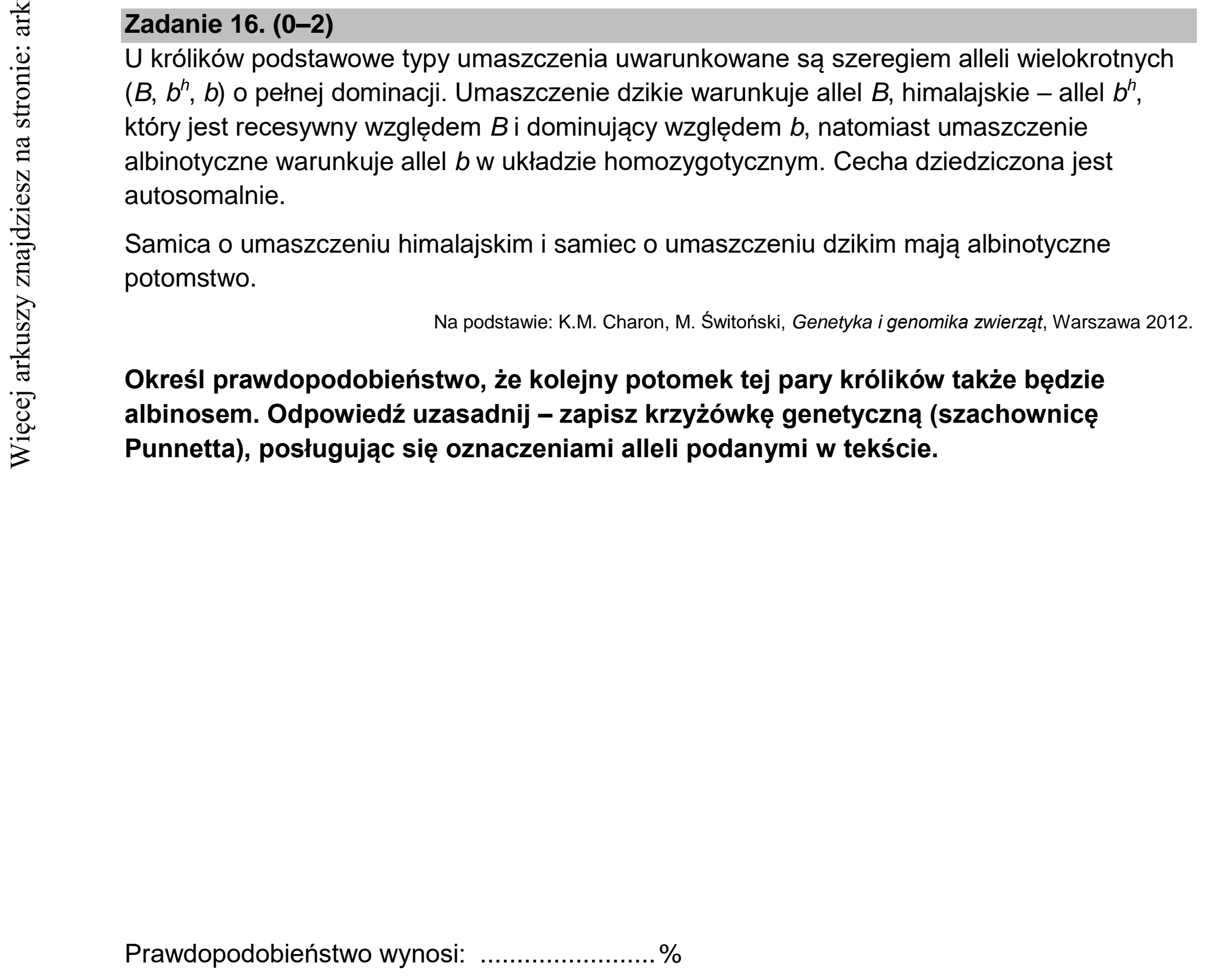 Matura dodatkowa, czerwiec 2022, podgląd zadania 16