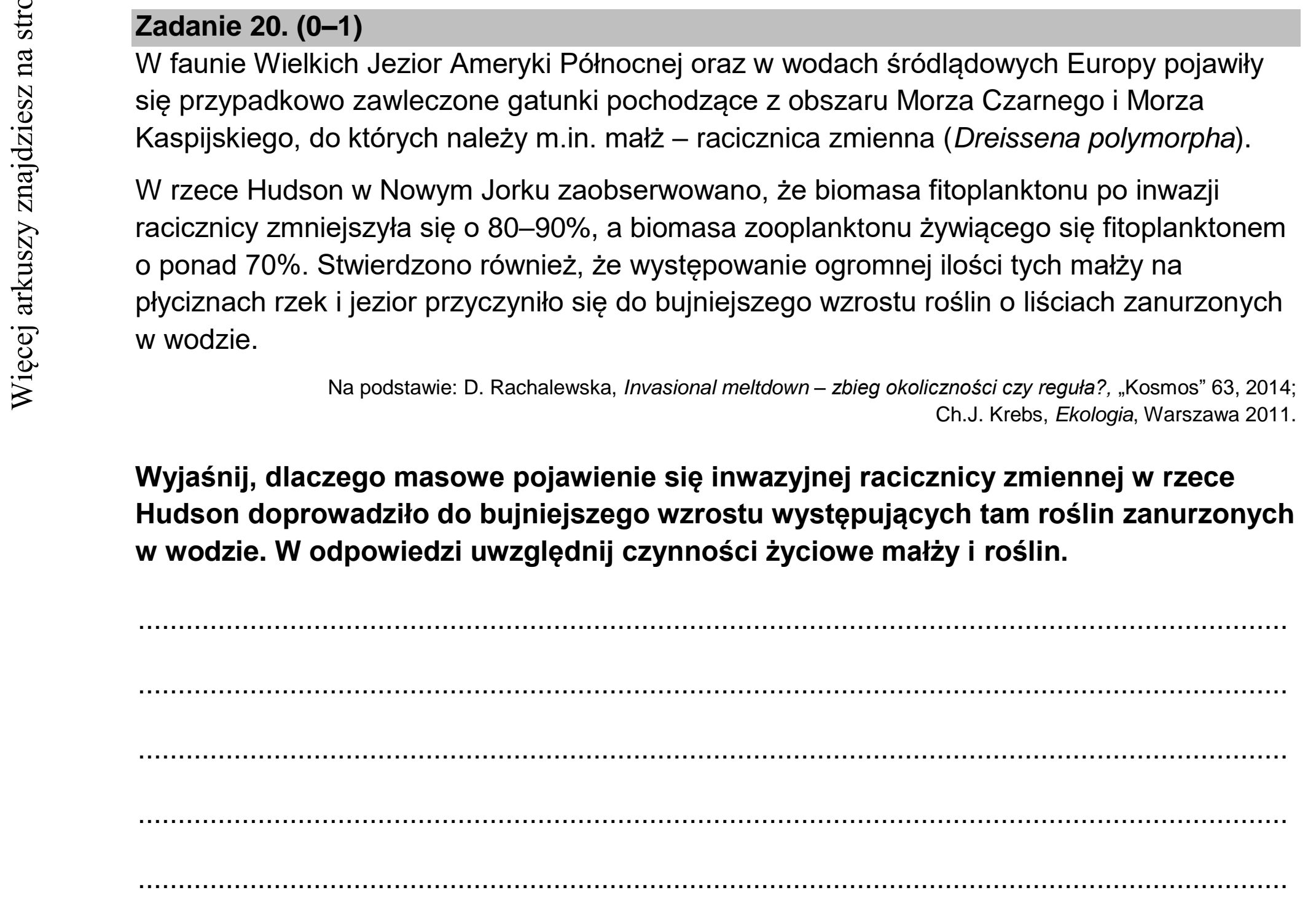 Matura dodatkowa, czerwiec 2022, podgląd zadania 20