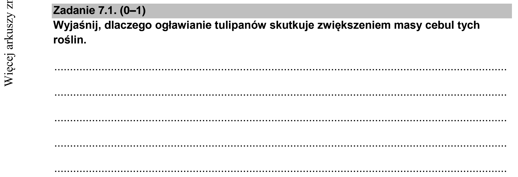 Matura dodatkowa, czerwiec 2022, zadanie 7.1