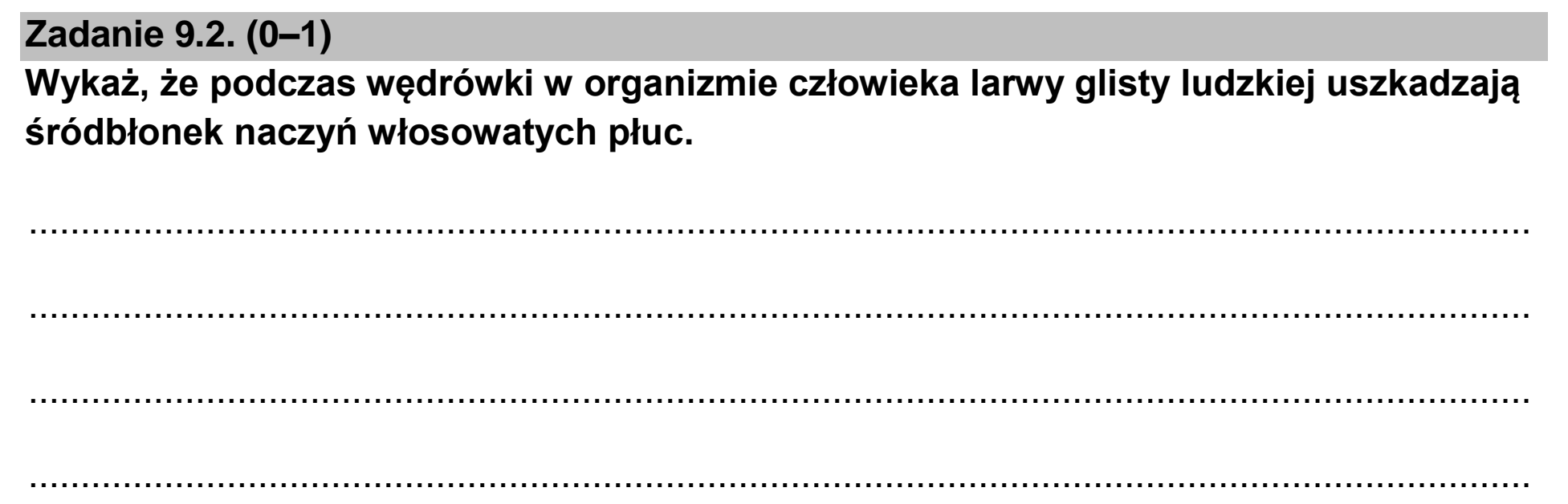 Matura dodatkowa, czerwiec 2022, zadanie 9.2