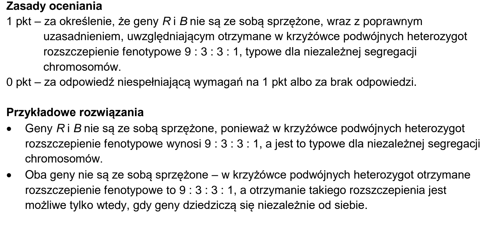 Matura dodatkowa, czerwiec 2023, odpowiedź do zadania 15.1