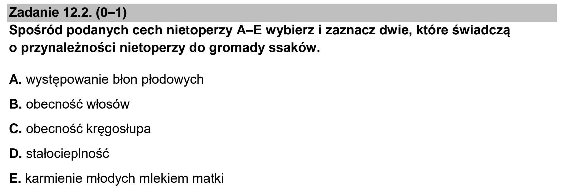 Matura dodatkowa, czerwiec 2023, zadanie 12.2
