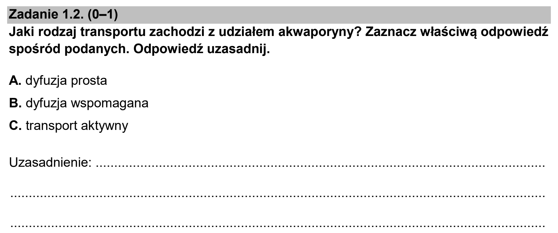 Matura dodatkowa, czerwiec 2024, zadanie 1.2