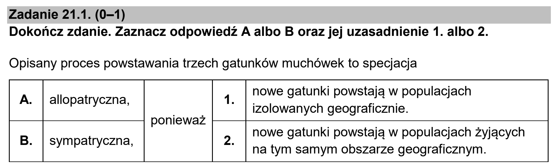 Matura dodatkowa, czerwiec 2024, zadanie 21.1