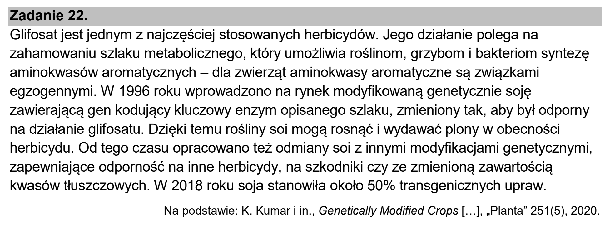 Matura dodatkowa, czerwiec 2024, wstęp zadania 22