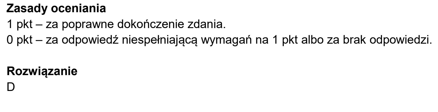 Matura dodatkowa, czerwiec 2025, odpowiedź do zadania 1.1