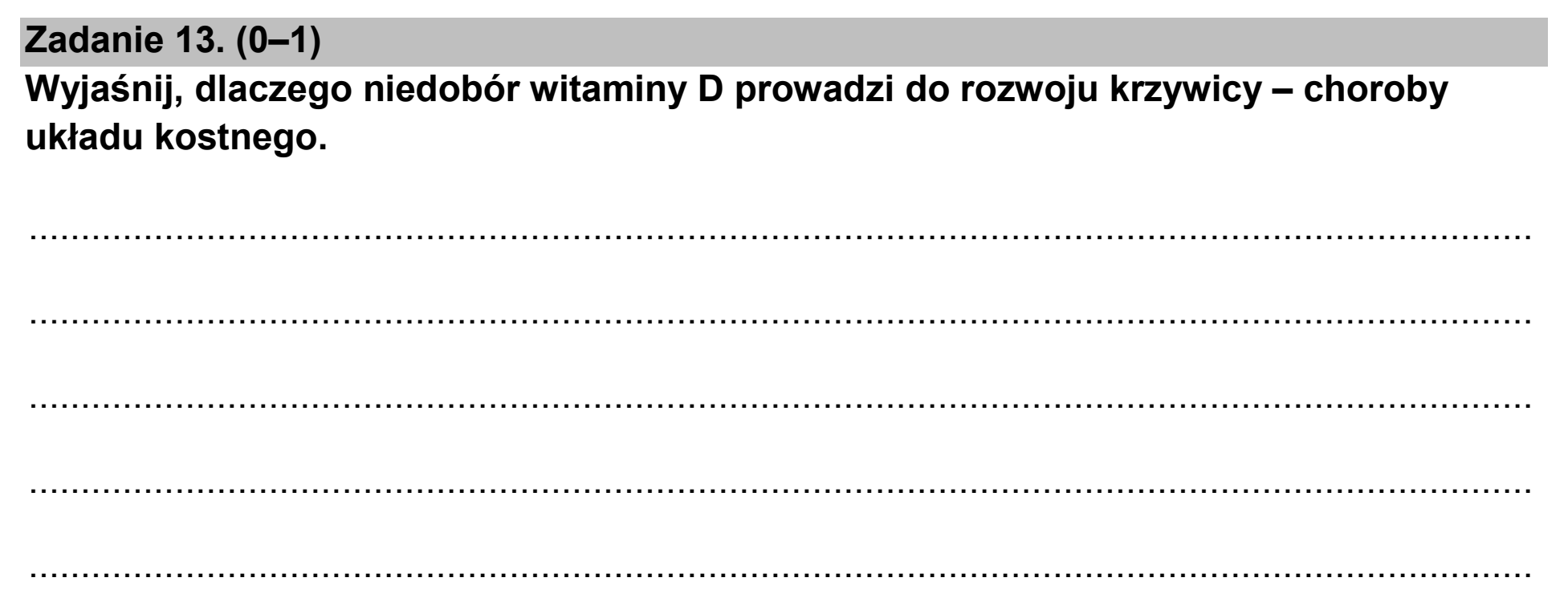Matura dodatkowa, czerwiec 2025, podgląd zadania 13