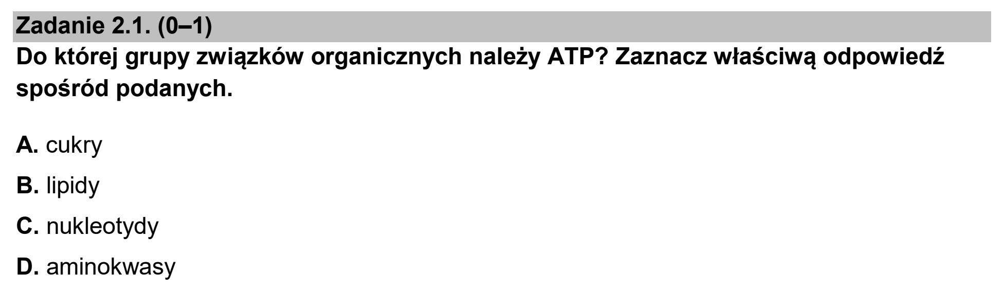 Matura dodatkowa, czerwiec 2025, zadanie 2.1