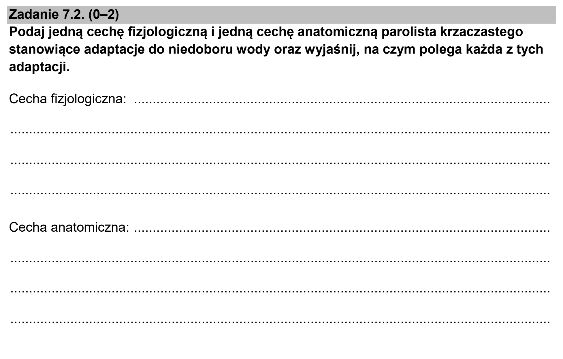 Matura dodatkowa, czerwiec 2025, zadanie 7.2