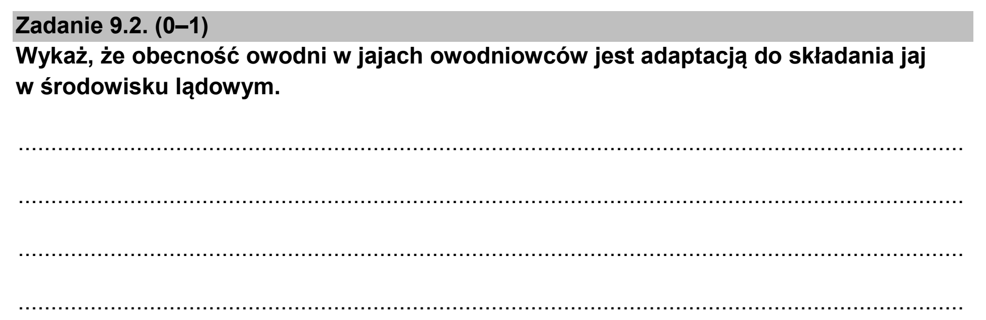 Matura dodatkowa, czerwiec 2025, zadanie 9.2