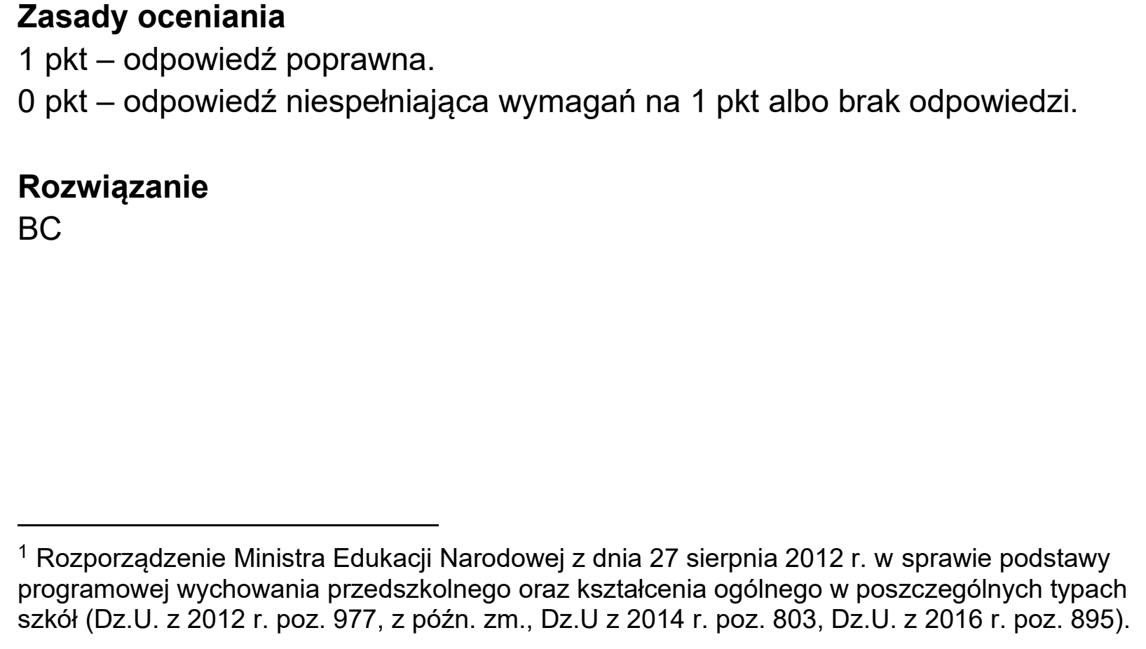 Matura dodatkowa, czerwiec 2026, odpowiedź do zadania 1.2