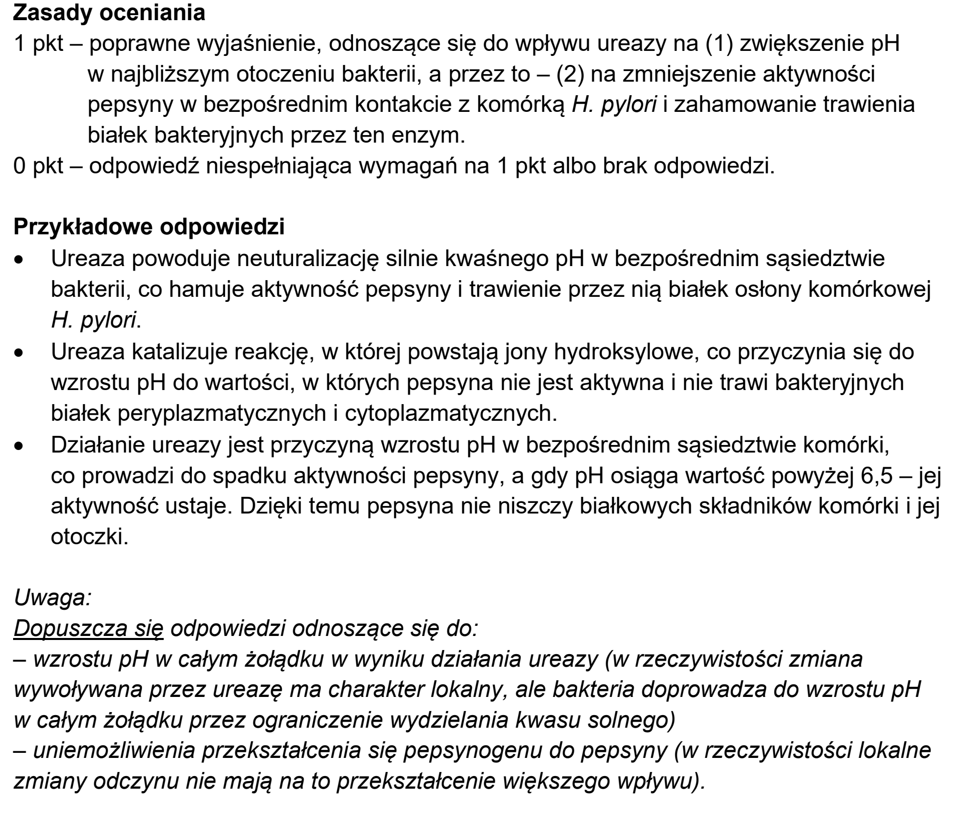 Matura dodatkowa, czerwiec 2026, odpowiedź do zadania 12.1