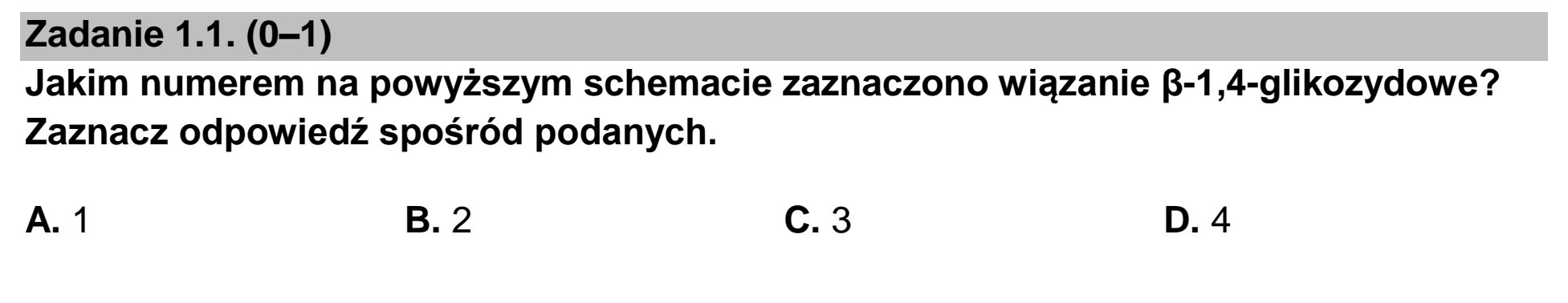Matura dodatkowa, czerwiec 2026, zadanie 1.1