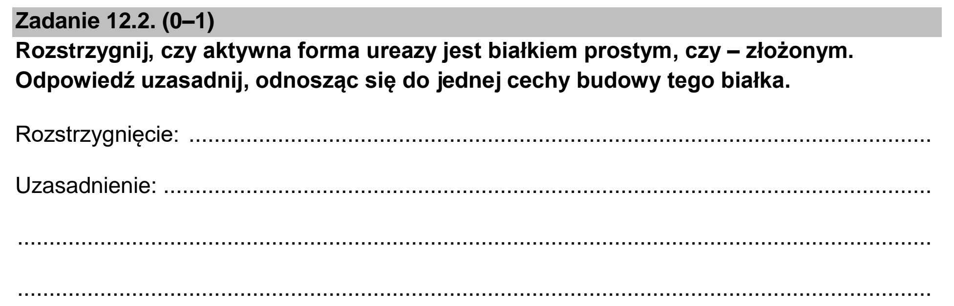Matura dodatkowa, czerwiec 2026, zadanie 12.2