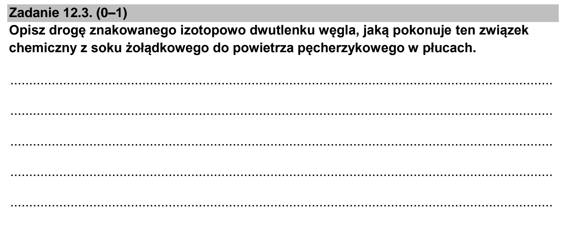 Matura dodatkowa, czerwiec 2026, zadanie 12.3