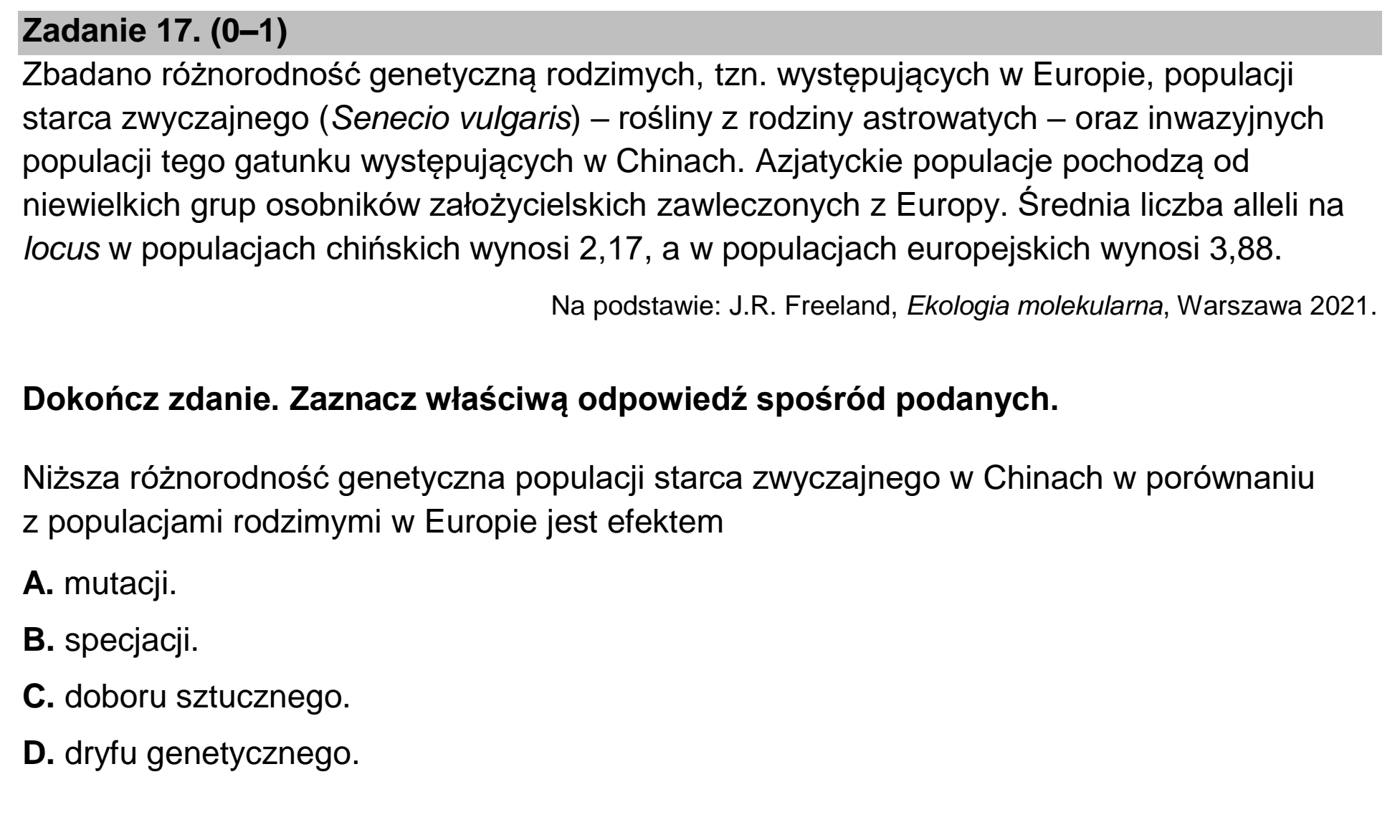Matura dodatkowa, czerwiec 2026, podgląd zadania 17