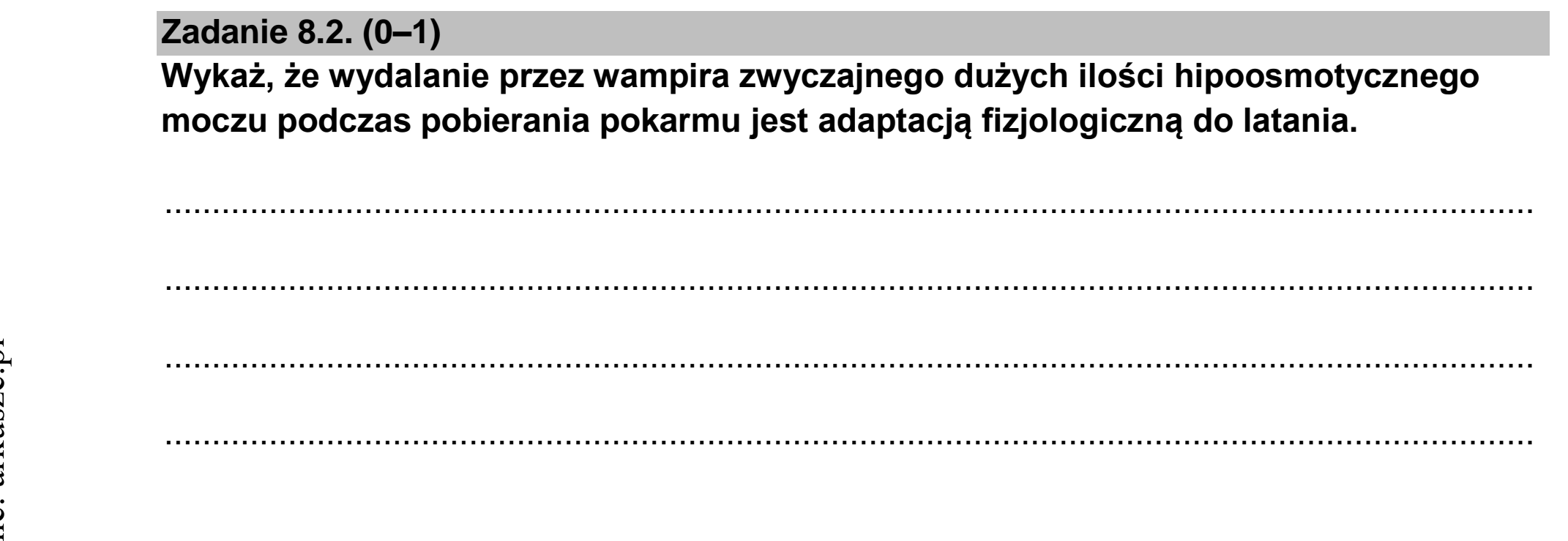 Matura dodatkowa, czerwiec 2026, zadanie 8.2