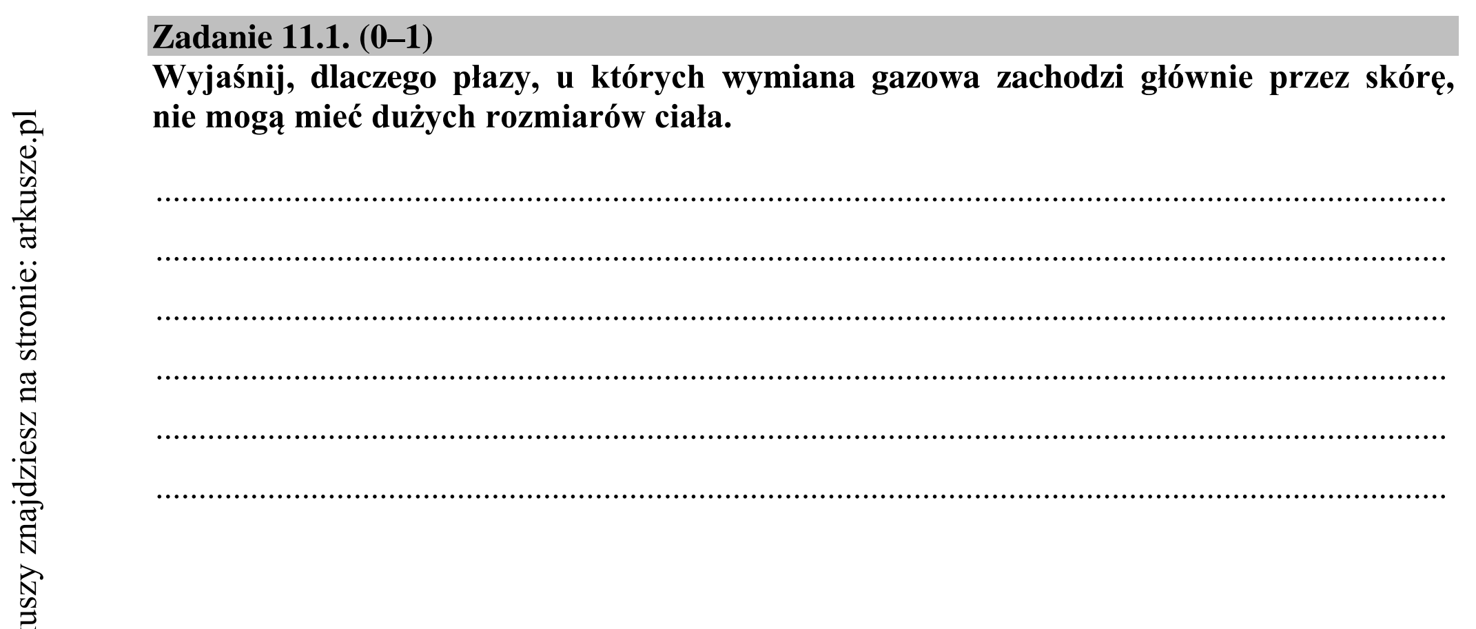 Matura dodatkowa, lipiec 2020, zadanie 11.1