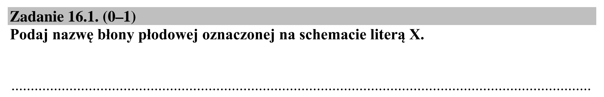 Matura dodatkowa, lipiec 2020, zadanie 16.1