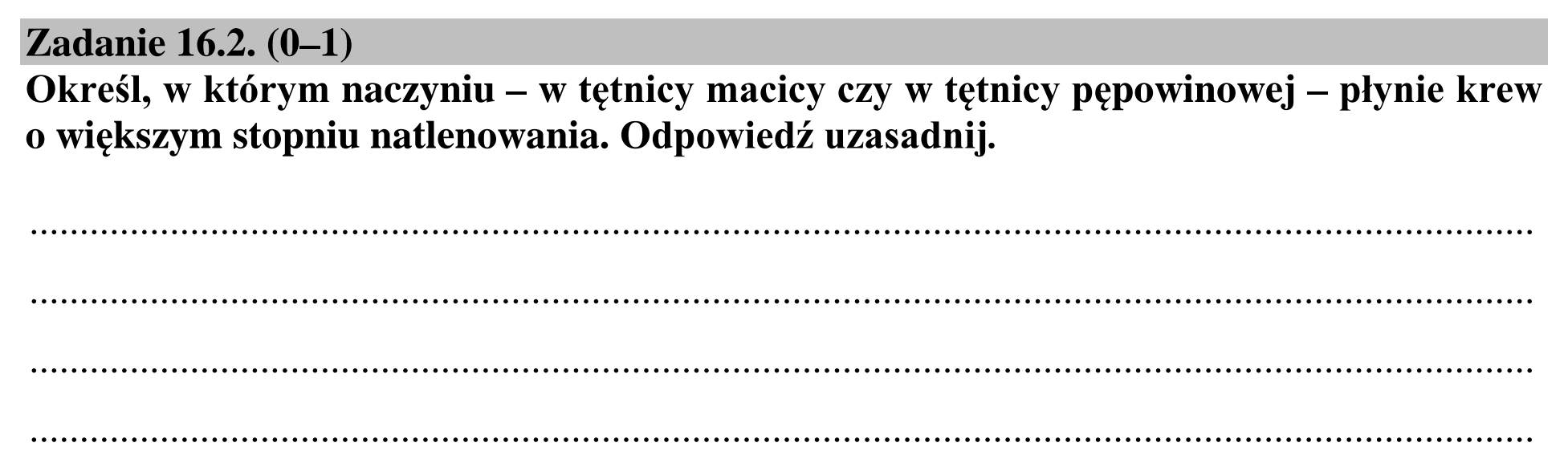 Matura dodatkowa, lipiec 2020, zadanie 16.2