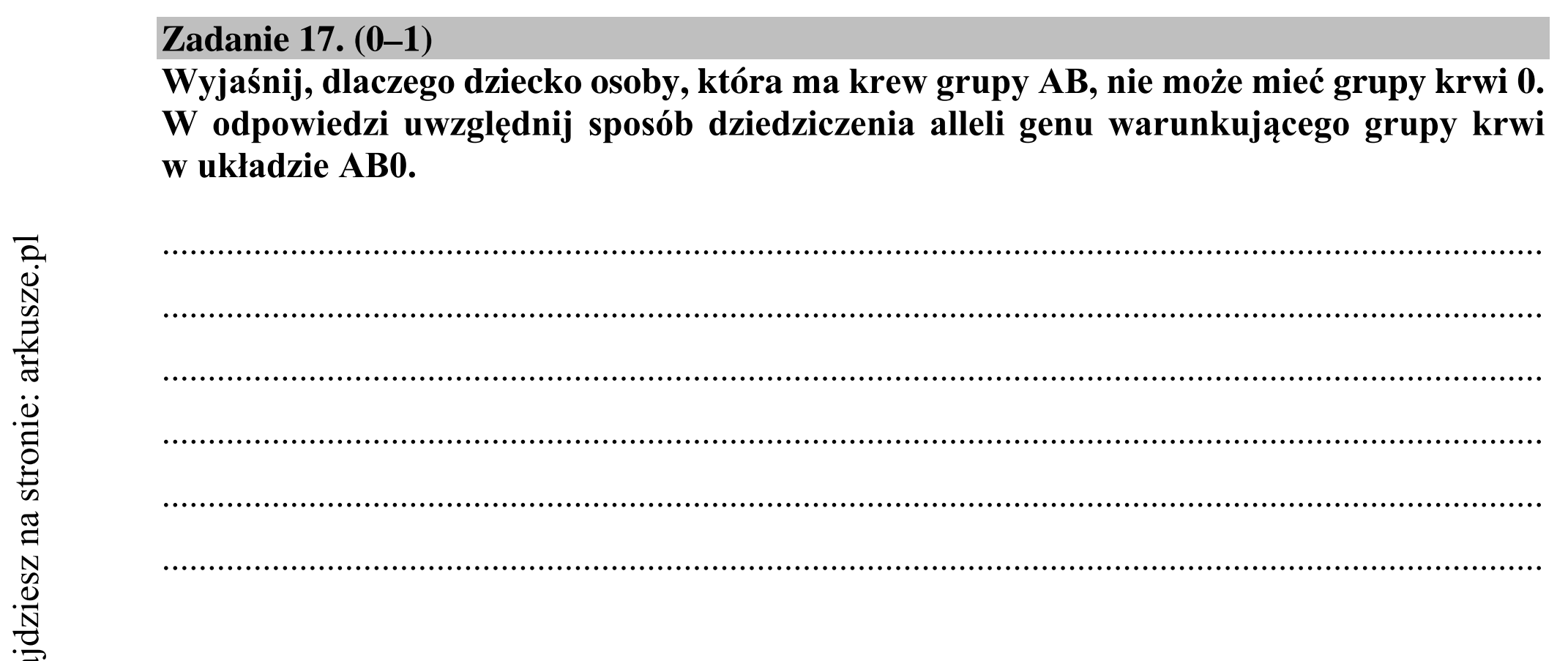 Matura dodatkowa, lipiec 2020, podgląd zadania 17