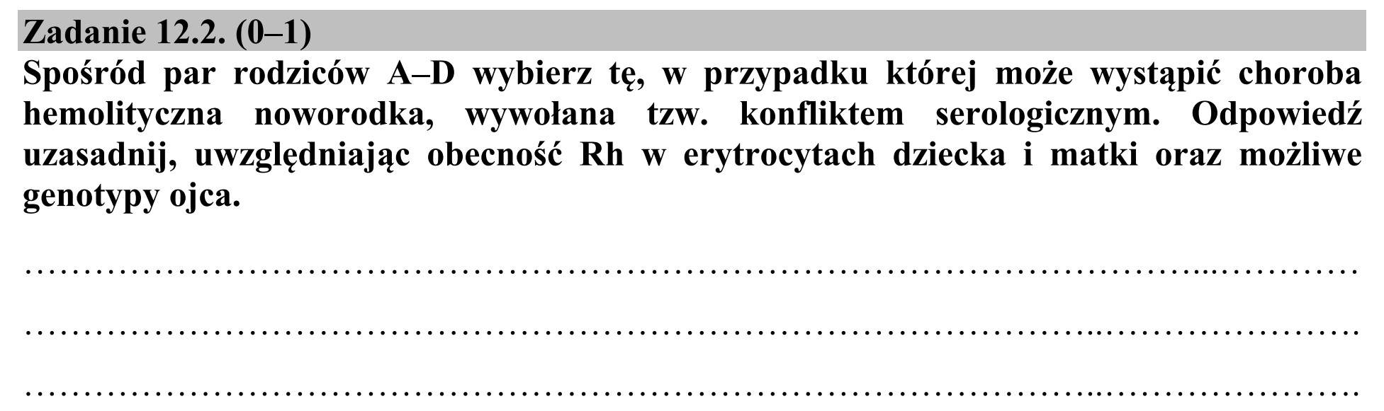 Matura, maj 2015, zadanie 12.2