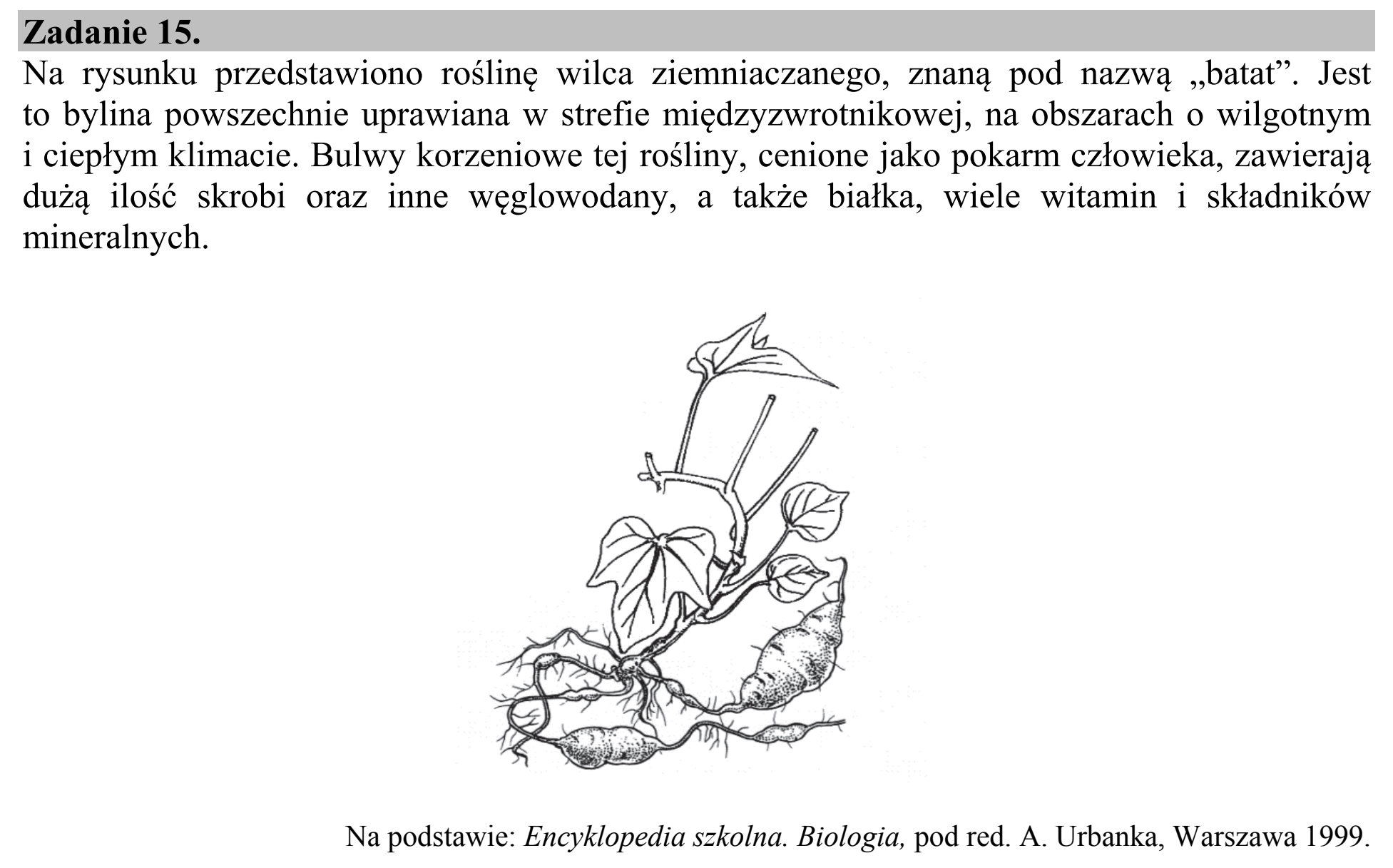 Matura, maj 2015, wstęp zadania 15