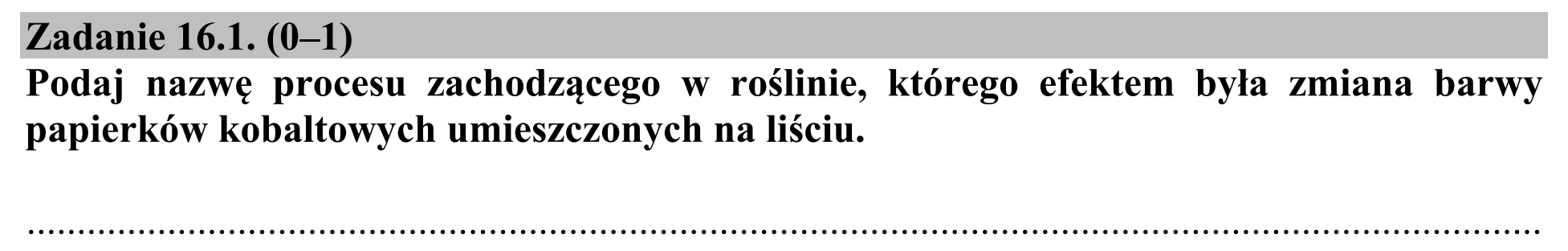 Matura, maj 2015, zadanie 16.1