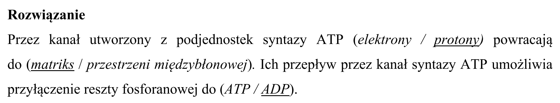 Matura, maj 2016, odpowiedź do zadania 2.1, fragment 3