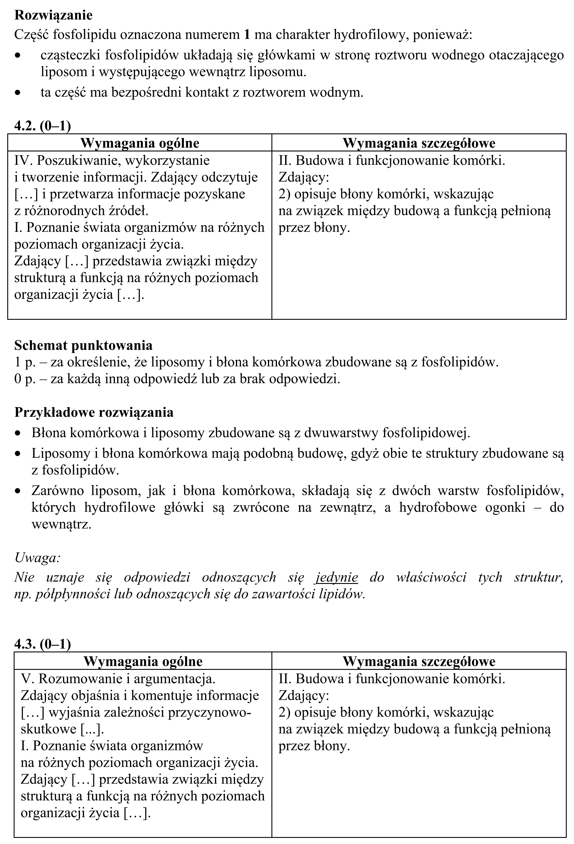 Matura, maj 2016, odpowiedź do zadania 4.1, fragment 2