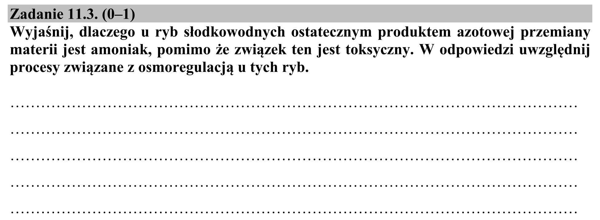 Matura, maj 2016, zadanie 11.3